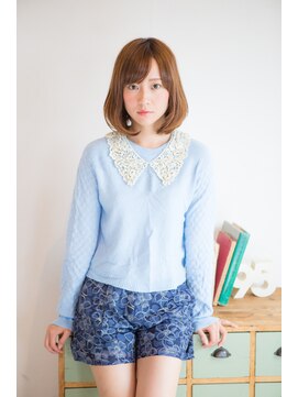 ナチュラルエフ(natural f) 【natural-f 豊中】ベージュカラー マッシュ フレンチボブ☆