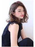 ことりベージュの大人ネオウルフ外ハネボブ☆