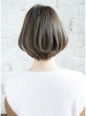 大人ナチュラル小顔ショートボブ