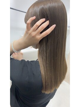 ビューバイネオリーブ 用賀店(Beau'r by neolive) インナーカラーラベンダーベージュハイライト　用賀