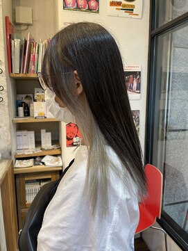 ヘアーワークス アンビエント(Hair works Ambient) インナーカラー#ホワイトベージュ【Ayaka】