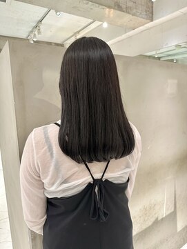 ラミ(L'ami) 艶髪地毛風グレージュ/ブリーチなしダブルカラー