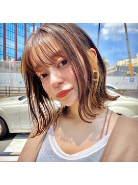 レゴ(REGO) #メルティカラー似合わせカットウェーブミディアム