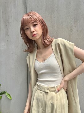 ブローチ 表参道(broocH) レイヤーミディアム/ピンクカラー