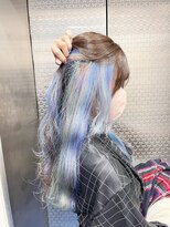 ファイブバイジエクト 堀江(FIVE by The Ect)&nbsp;インナーカラー×マリンユニコーン