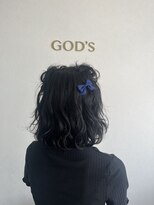 ゴッズ(GOD'S) ふわふわ巻き髪/お出かけヘアセット