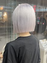 ユーラボラトリー(U LABORATORY)&nbsp;ホワイトヘアボブ/ハイトーンボブ/ホワイトヘアー【群馬/太田】