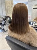 ioLu髪質改善ストレート×髪質改善カラー【六甲道/髪質改善】