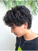 スパイラルパーマ/スペインカール/パーマ/アップバング/豊中