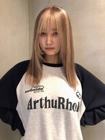 ペレ 梅田(PELE)&nbsp;前髪/アンブレラカラー/こなれミディ/イメチェン/ウェーブパーマ