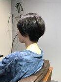 小顔マッシュショート*髪質改善矯正*ショートボブ*ツヤカラー*