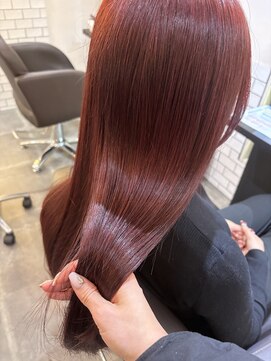 サロンドミルク 溝の口店(salon de MiLK) チェリーレッド