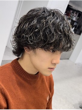 フィフスパーク(fifth PARK) マッシュウルフ波巻きスパイラルパーマシャドウツイスパ緩め束感