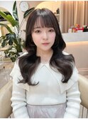 顔まわりが可愛い ワンホンヘア