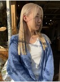 ブロンドヘア ブロンドカラー ブリーチカラー