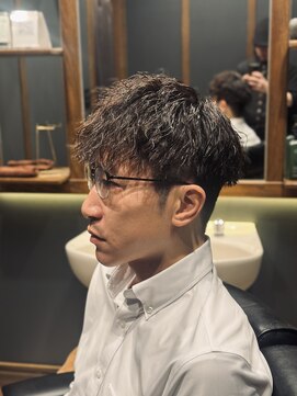 銀座 シノ 本店(shino) マッシュスタイル×ツイストパーマ