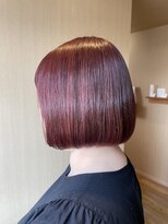 エム インターナショナル 白岡 キュート(EMU international CUTE)&nbsp;艶感◎大人かわいい赤みボブ