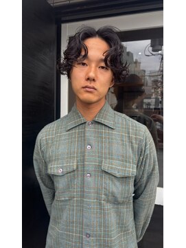 サンアタゴノット(san.atagonot) センターパート　メンズカット/メンズサロン/メンズパーマ