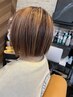 カット＋頭皮に優しいカラー（オーガニックカラー、ノンジアミンカラー）