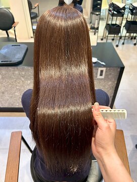 ダブル(W) 韓国ヘアスタイル/セミロング