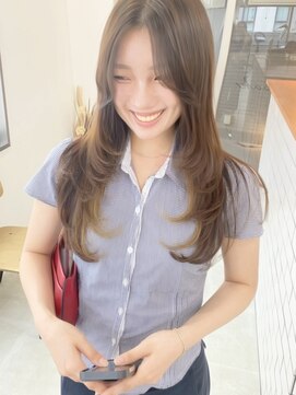 ノア 四条大宮店(noah) レイヤー顔まわりレイヤーくびれミディアムレイヤー20代30代