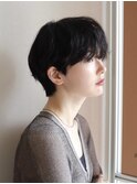 ショートヘアマッシュショートショートパーマハンサムショート