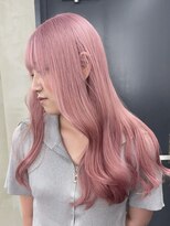 ニコ トウキョウ 渋谷(nico TOKYO)&nbsp;ダブルカラーピンクハイトーン韓国レイヤー