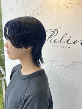 プリンヘアルーム(Pulin hair room) BLUE#JELLYFISH BOB