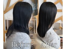 ソアンヘアー(SOAN hair)の雰囲気（昼と夜で異なる表情を見せるのも、SOAN hairの特徴です）