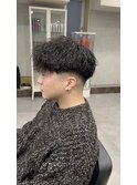 欧米風バロックパーマ