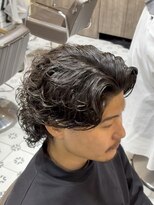 グルーマーズトウキョウ(GROOMER/S TOKYO)&nbsp;men's/波巻きツイストスパイラル/リバースセンターパート