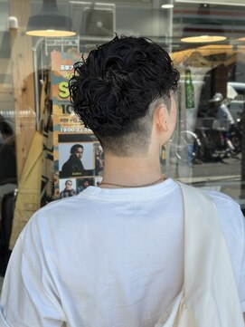 スウェル 船橋店(Swell) MEN’S HAIR/サーフカール/刈り上げセンターパート/船橋