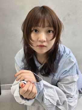 クペウ(cope'u) 【ナチュラルにおしゃれに！】ハッシュカット×ライトブラウン！