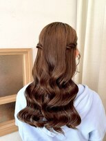 ソノ(sono)&nbsp;ハーフツイン 外巻き イベントヘア  参列ヘア デートヘア