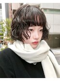 ボブパーマボブカットケアパーマ緩めパーマデジタルパーマ