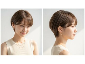 フローレス バイ ヘッドライト 川崎店(hair flores by HEADLIGHT)の写真/デザイン&フォルムにこだわった柔らかい質感のStyleが人気!【京急川崎/髪質改善/学割U24】