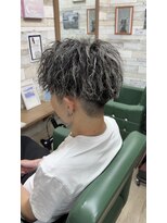 アンサ 阪急桂店(ANSA)&nbsp;ホワイトメッシュ×ツイストパーマ