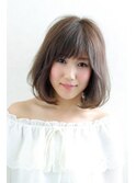 脱重!ちょいレイヤー入りボブ
