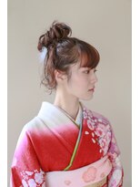 ホワイトルーム(White Room)&nbsp;振袖＋お団子スタイル◎
