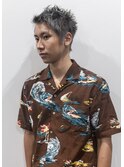 〔No.8 中村〕ダブルカラー シルバー アッシュ