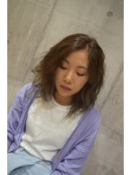 モードケイズ 西宮(MODE K's) 斜めバング/アシンメトリー/伸ばしかけ/大人/小顔/ふわミディ