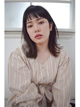 モード ケイズ 石橋店(MODE K's) 大人ボブ　黒髪　ジグザグバング