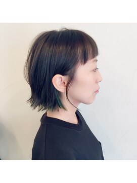 ファヴォリ(favori) 【favori　自由が丘】グリーン×インナーカラー