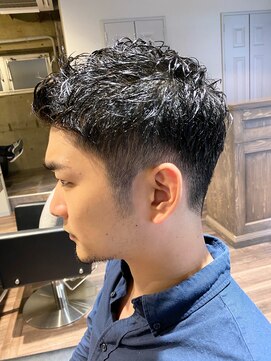 メンズココ 日本橋店(MENS COCO) ツーブロッククセ毛風パーマ