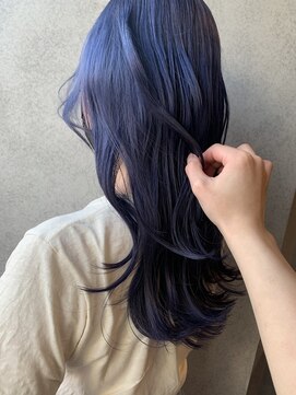 ヘアサロンM 新宿 blueberry color