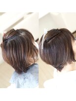 サンクレポ&nbsp;【before→after】白髪染めを使わない白髪染め　店長 山下智之