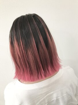 ヘア ライフ セリス(hair life Celis) ピンクグラデーション