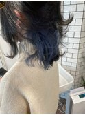 ボブ/カーキグレージュ/大人かわいい/フェザーバング