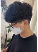 #マッシュパーマ#メンズカット#刈り上げ#ツーブロック