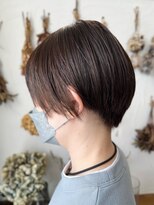 ヘアスタジオ ブリエ(HAIR STUDIO BRILLER) 2023　ショートボヴ × シアーべージュ